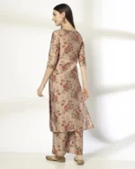 Women Floral Print Straight Kurta - Image 3