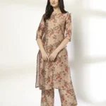 Women Floral Print Straight Kurta