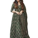 Women Printed Flared A-Line Kurta with Pant and Dupatta Suit Set | Kurta Set
