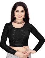 Womens Stretchable Full Sleeves Blouses Womens Lycra Blouses