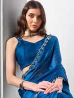 Women's Silk Blend Saree - Image 3