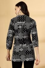 Women's Cotton Printed Short Regular Kurti - Image 4