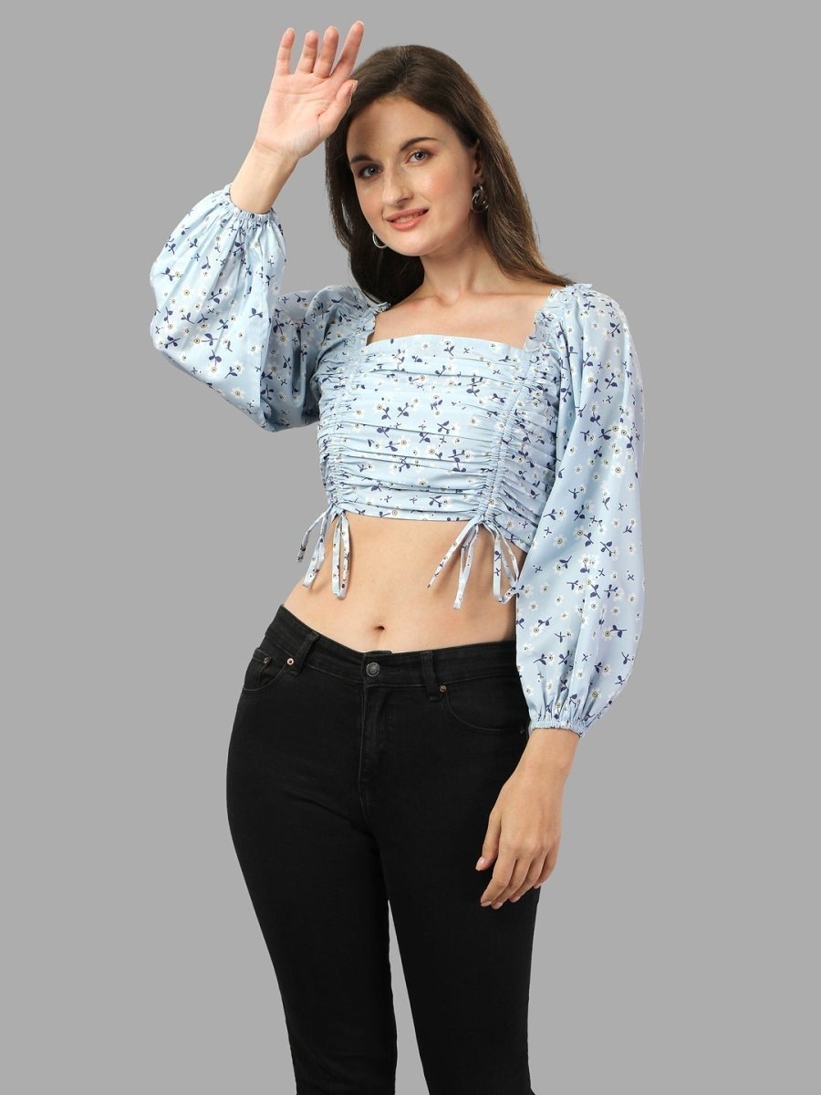 crop-top-for-women-western-wear.jpg Crop Top for Women Western Wear Sky Blue Regular Price - Image 1